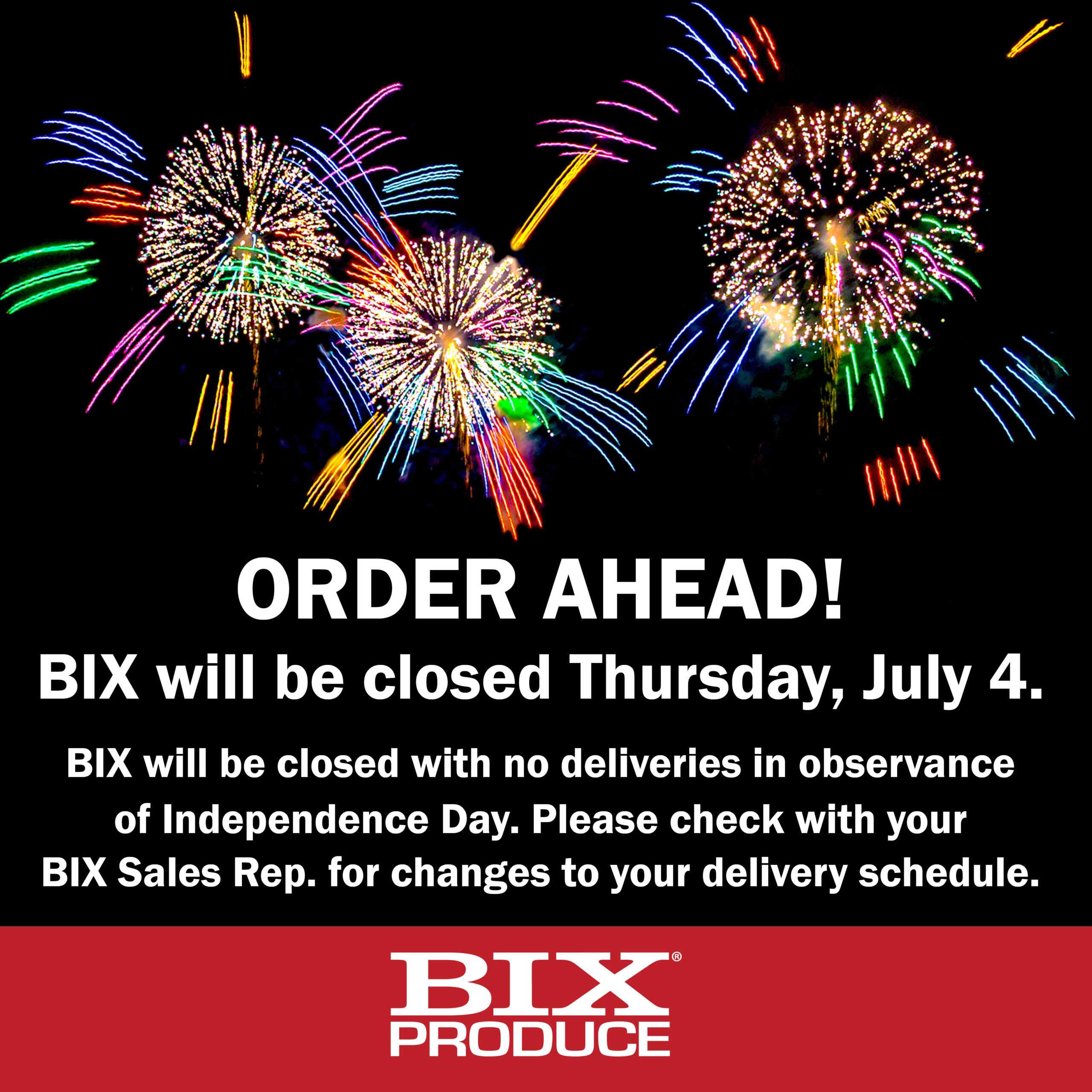 Online Ordering Login BIX Produce Company